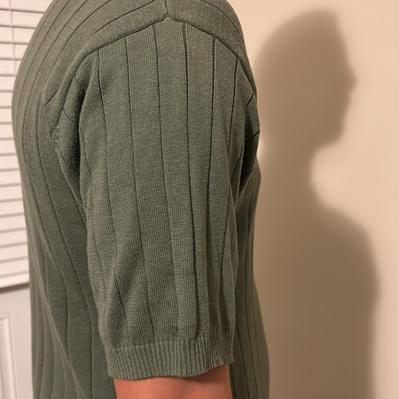 Men’s Green Knit Polo - Picture 3 of 5